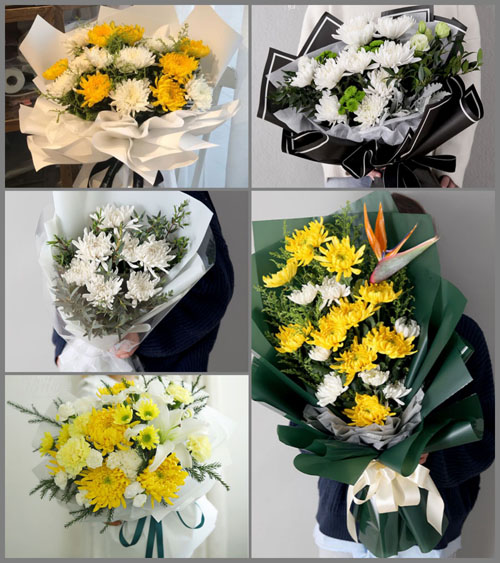 广东江门市台山市大江镇张良边村白事花束代送